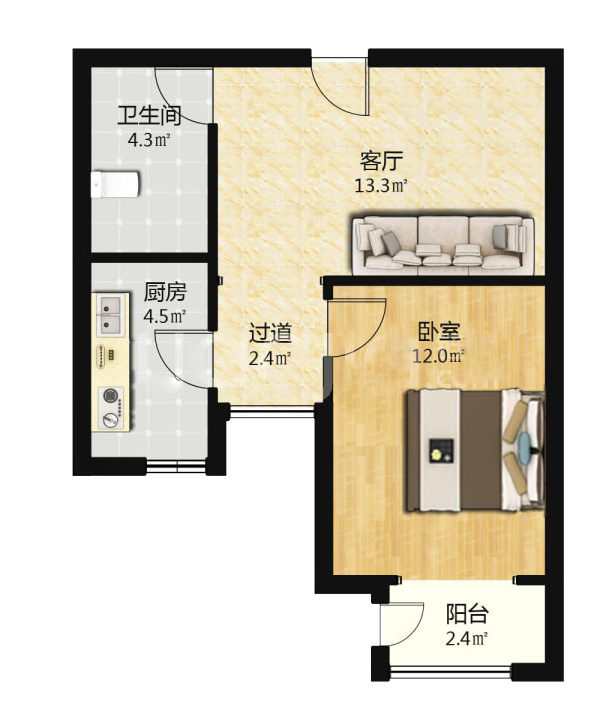 李桃园3号楼04户型