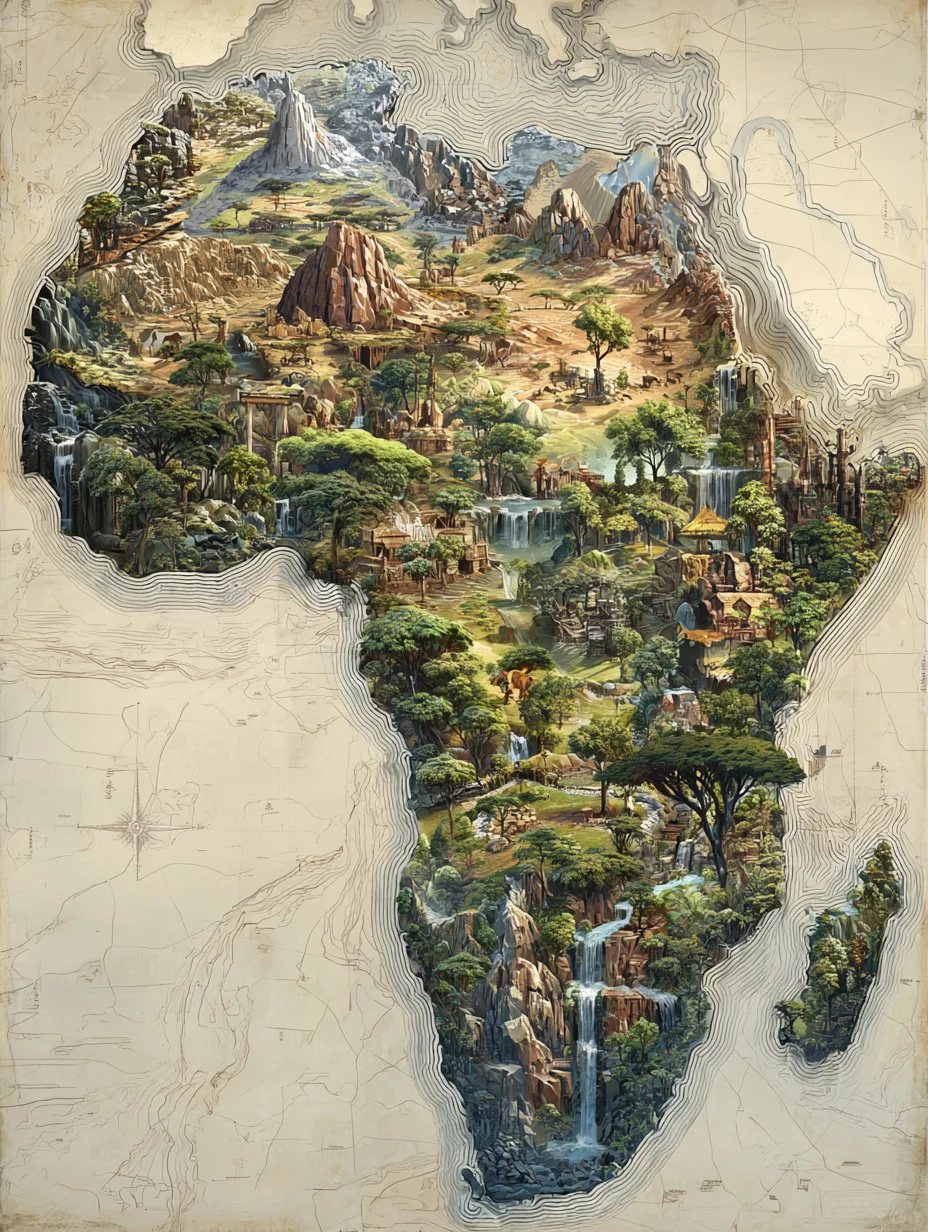 中非热带雨林和草原