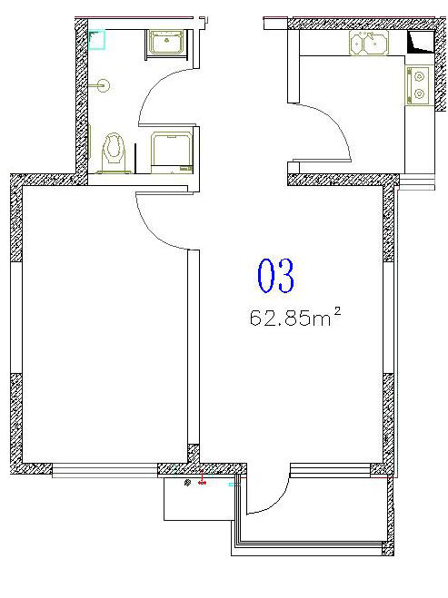 汇旺嘉园6号楼03户型