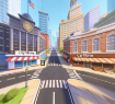 街道全景