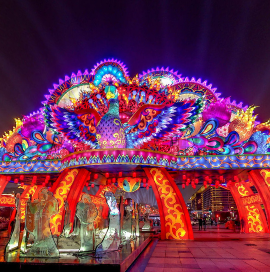 2022西安大唐芙蓉园新春大潮会全景VR