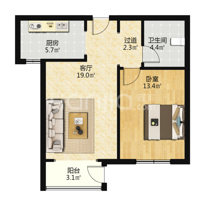 李桃园25、31号楼03户型