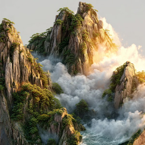 安徽黄山VR全景·世界地质公园，中国十大名胜古迹之一，国家5A级旅游